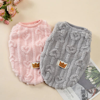 Warm Fleece Jacket for Small Dogs and Kittens