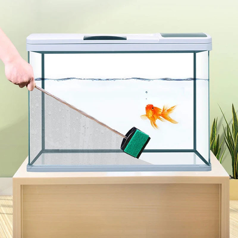 Long Handle Algae Cleaning Brush for Aquariums