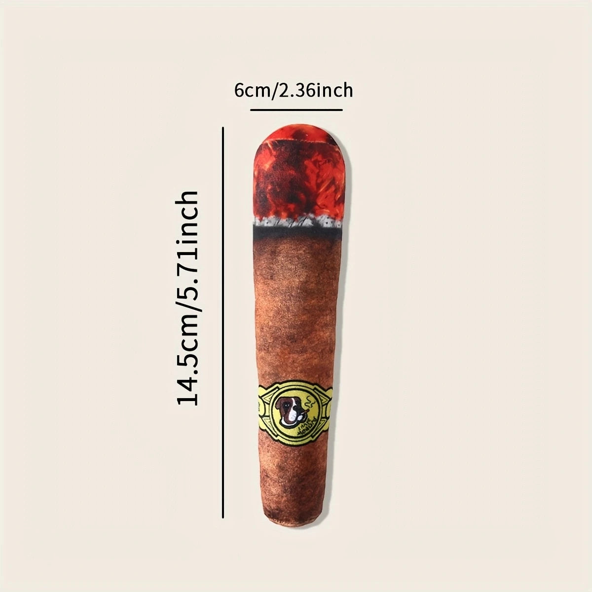 Chewable Cigar Toy for Pets - Dental Care and Boredom Relief
