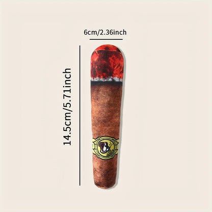 Chewable Cigar Toy for Pets - Dental Care and Boredom Relief