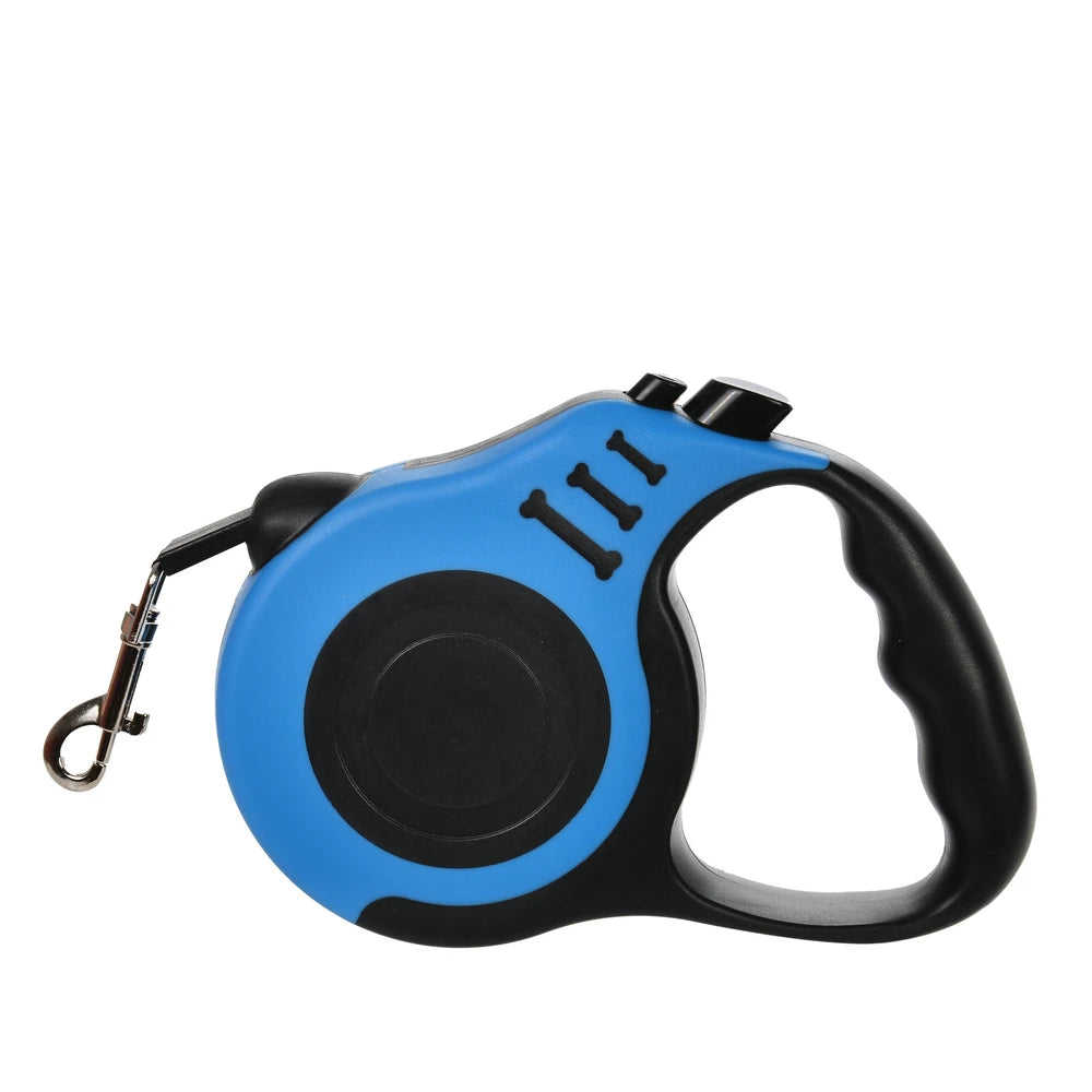 Automatic Retractable Dog Leash with Nylon Rope and Harness