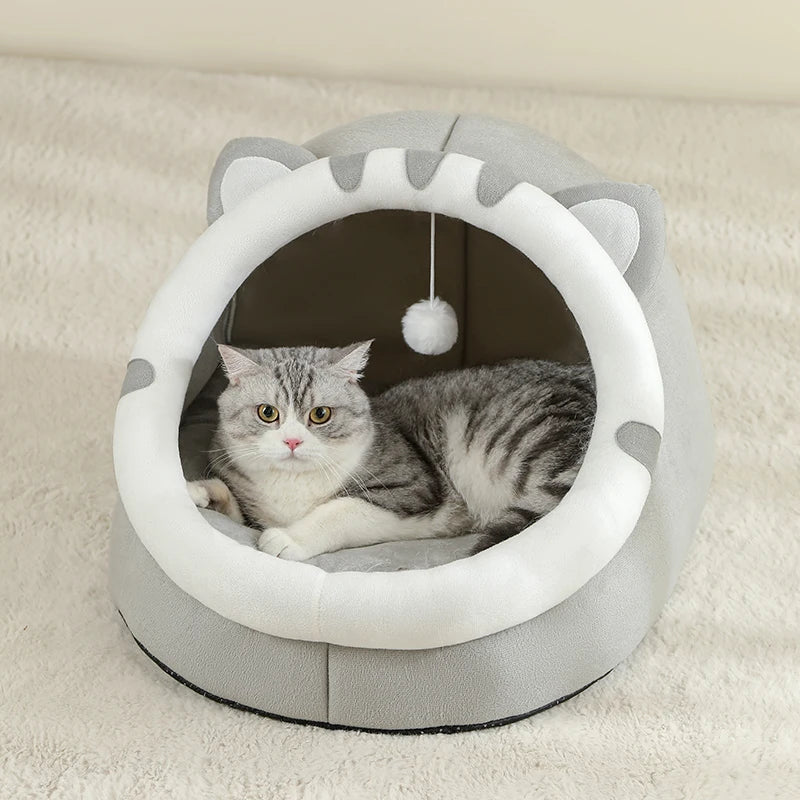 Warm Cat House and Dog Bed Tent for Cozy Sleeping