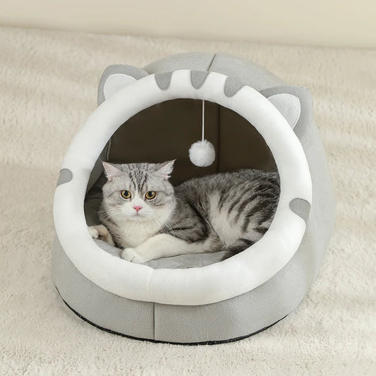 Warm Cat House and Dog Bed Tent for Cozy Sleeping