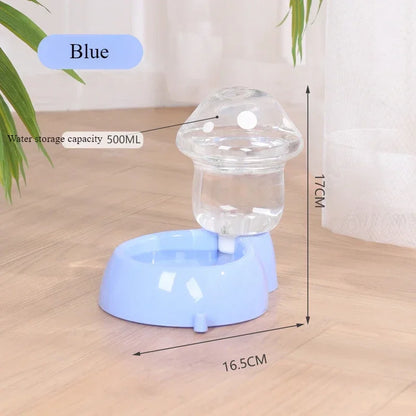 Automatic Cat and Dog Water Dispenser Mushroom Bowl