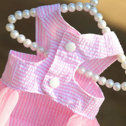 Lace Skirt Dress for Dogs and Cats - Summer Pet Apparel
