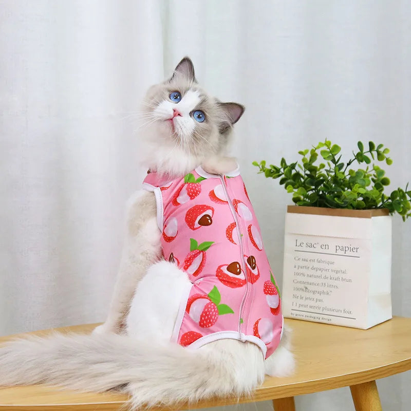 Pet Surgical Recovery Suit for Small Dogs and Cats