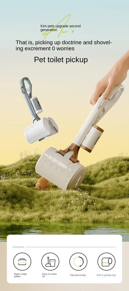 Portable Dog Poop Picker and Shovel for Easy Cleanup