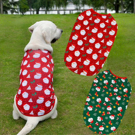 Holiday Dog Hoodie for Christmas - Lightweight Pet Sweatshirt