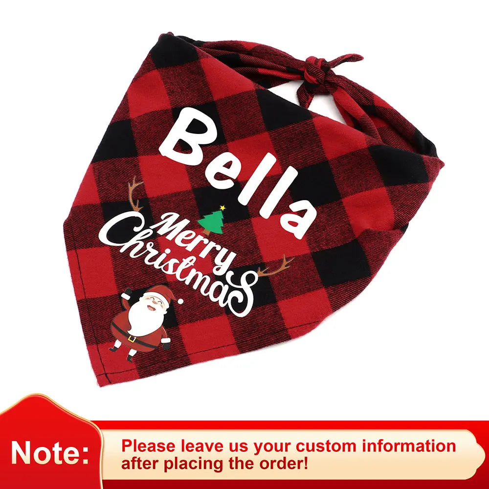 Personalized Pet Bandana Collar for Dogs and Cats