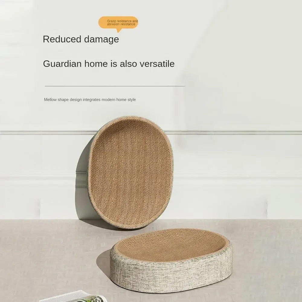 Oval Sisal Cat Scratching Pad and Sleeping Mat