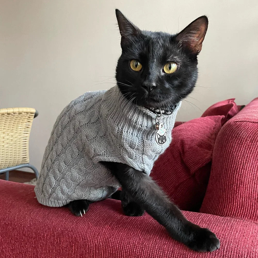 Knitted Sweaters for Small Dogs and Cats in Autumn/Winter