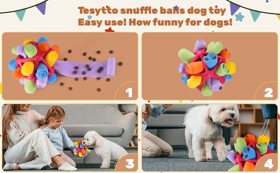 Sniffing Ball for Dogs - Chew and Training Toy