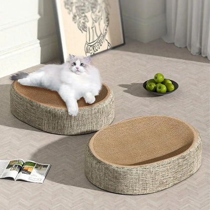 Oval Sisal Cat Scratching Pad and Sleeping Mat