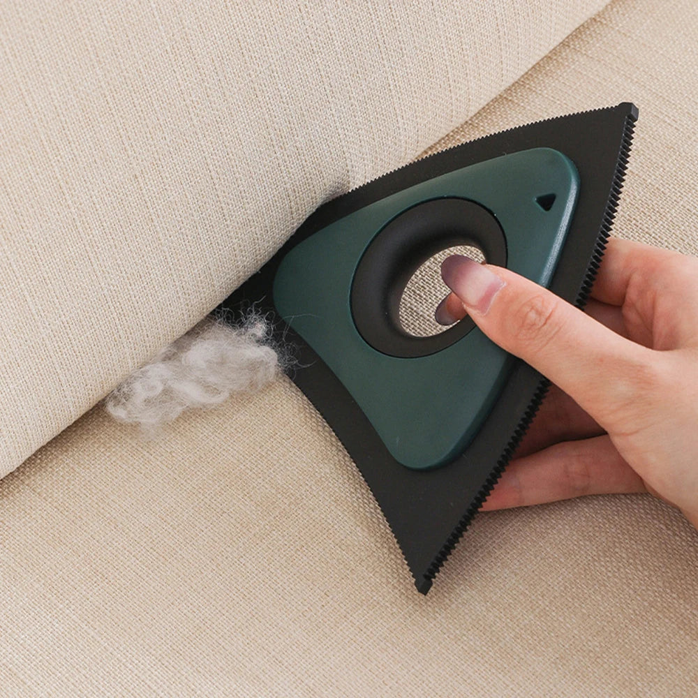 Triangular Pet Hair Remover Brush for Bed and Sofa
