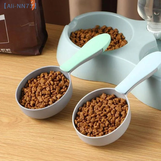 Plastic Pet Food Measuring Spoon with Sealing Clip