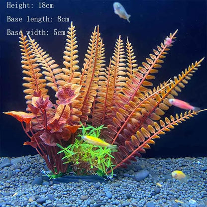 Artificial Aquarium Plants - Green Water Grass Decoration