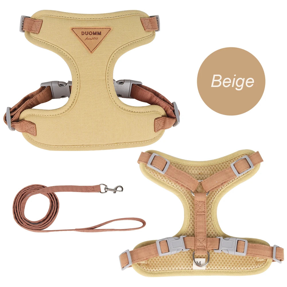 Adjustable Harness and Leash Set for Small Dogs and Cats