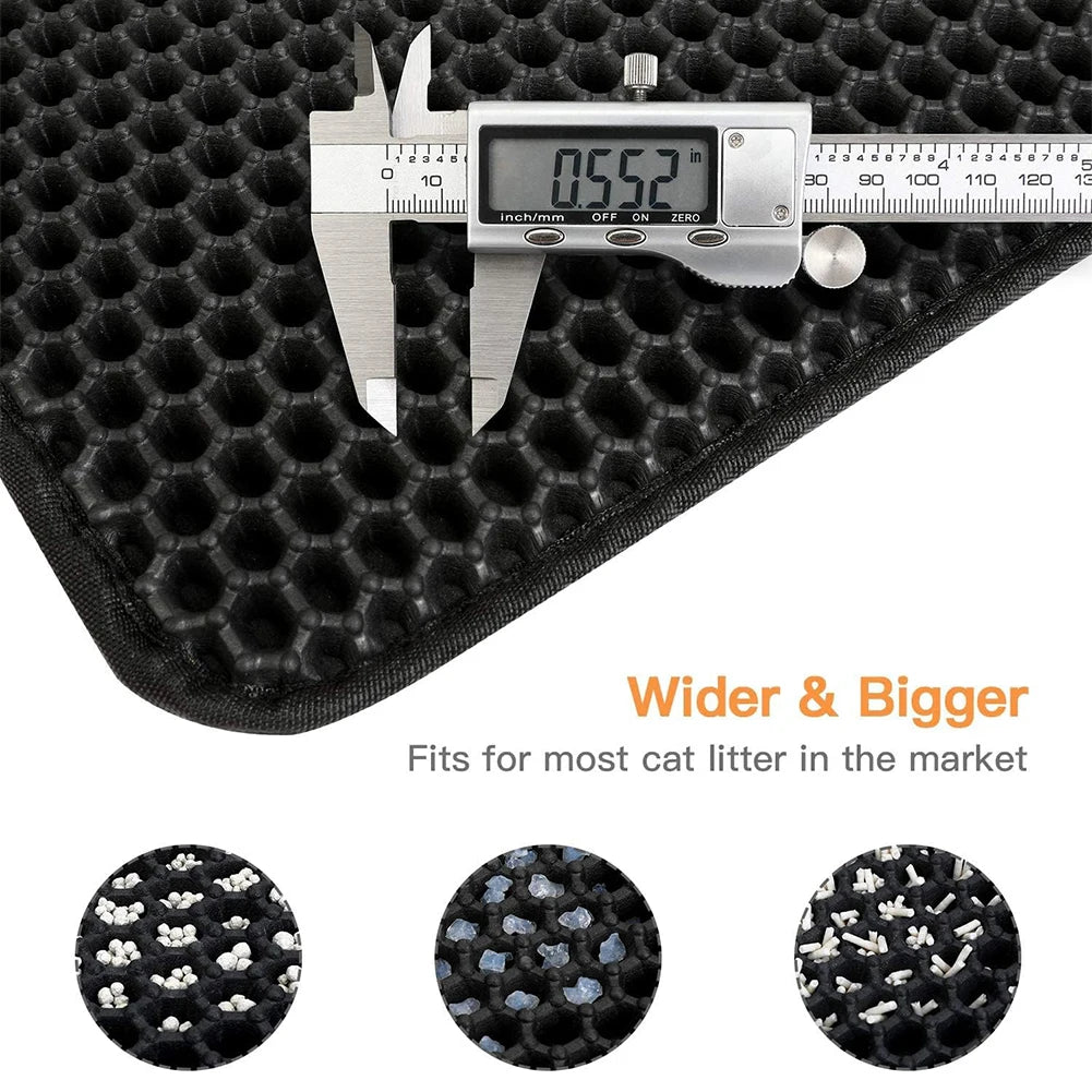 Waterproof Cat Litter Mat Non-Slip Trapping Floor Pad