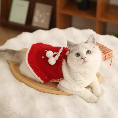 Cozy Winter Sweater for Cats - Warm Anti-Shedding Knit