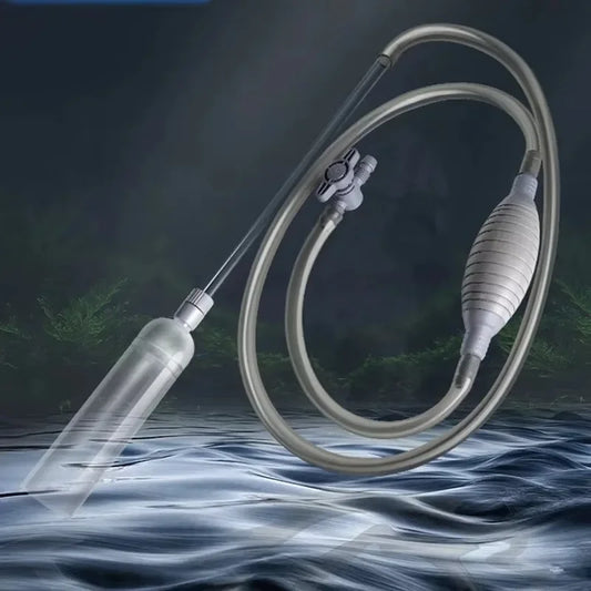 1.5m Handheld Aquarium Siphon Pump for Easy Water Changes