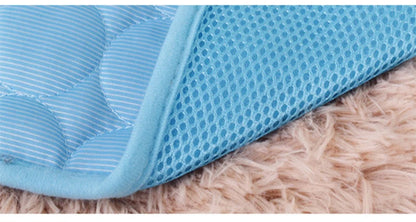 Breathable Cooling Mat for Cats and Puppies - Pet Bed Blanket