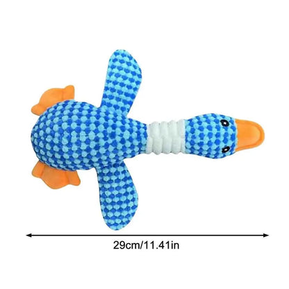 Plush Goose Chew Toy for Dogs - Dental Care and Fun