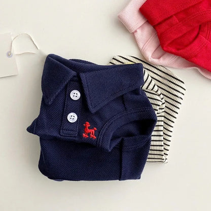 Stripe Polo Shirt for Small Dogs - Cooling Vest for Pets
