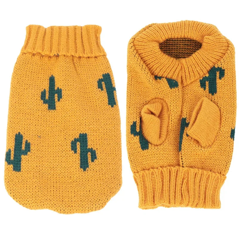 Winter Cat Sweater Vest for Sphynx and Small Cats