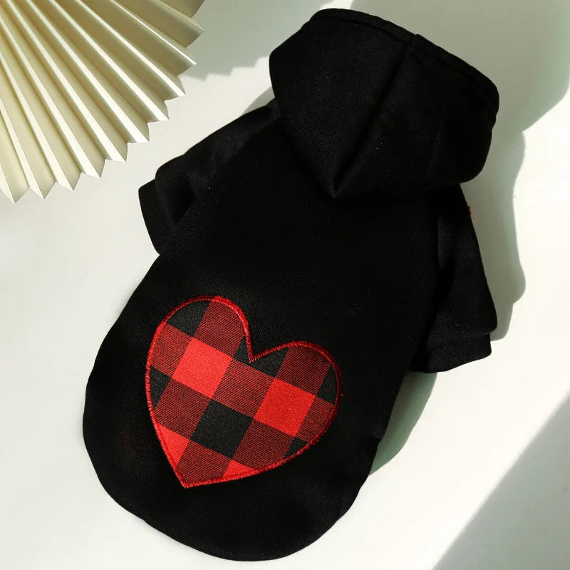 Reversible Plaid Dog Winter Coat for Cold Weather