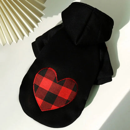 Reversible Plaid Dog Winter Coat for Cold Weather