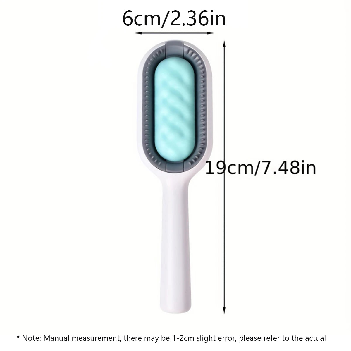 Cat and Dog Grooming Brush - Pet Hair Remover for Cats