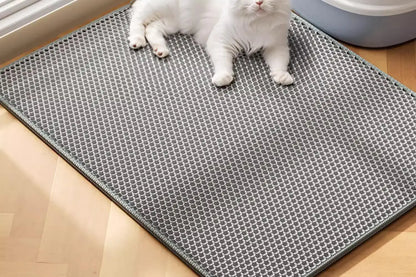 Extra Large Waterproof Cat Litter Mat - Non-Slip & Washable