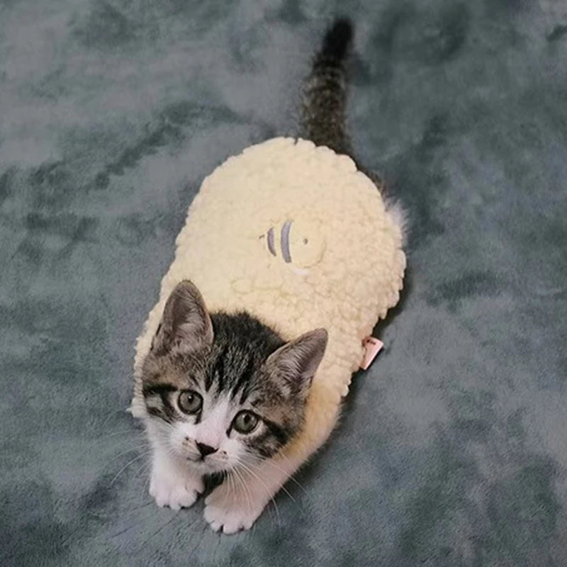 Warm Velvet Sweater for Small Pets and Kittens