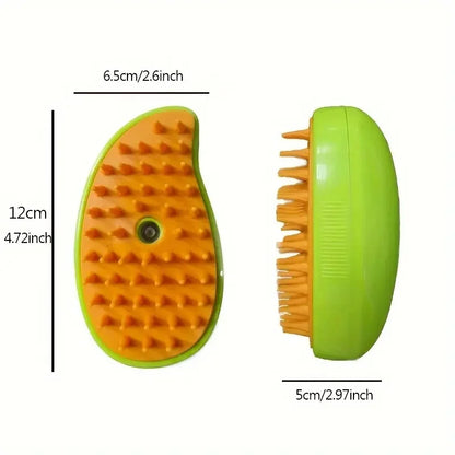 3-in-1 Electric Pet Grooming Brush with Spray for Dogs and Cats