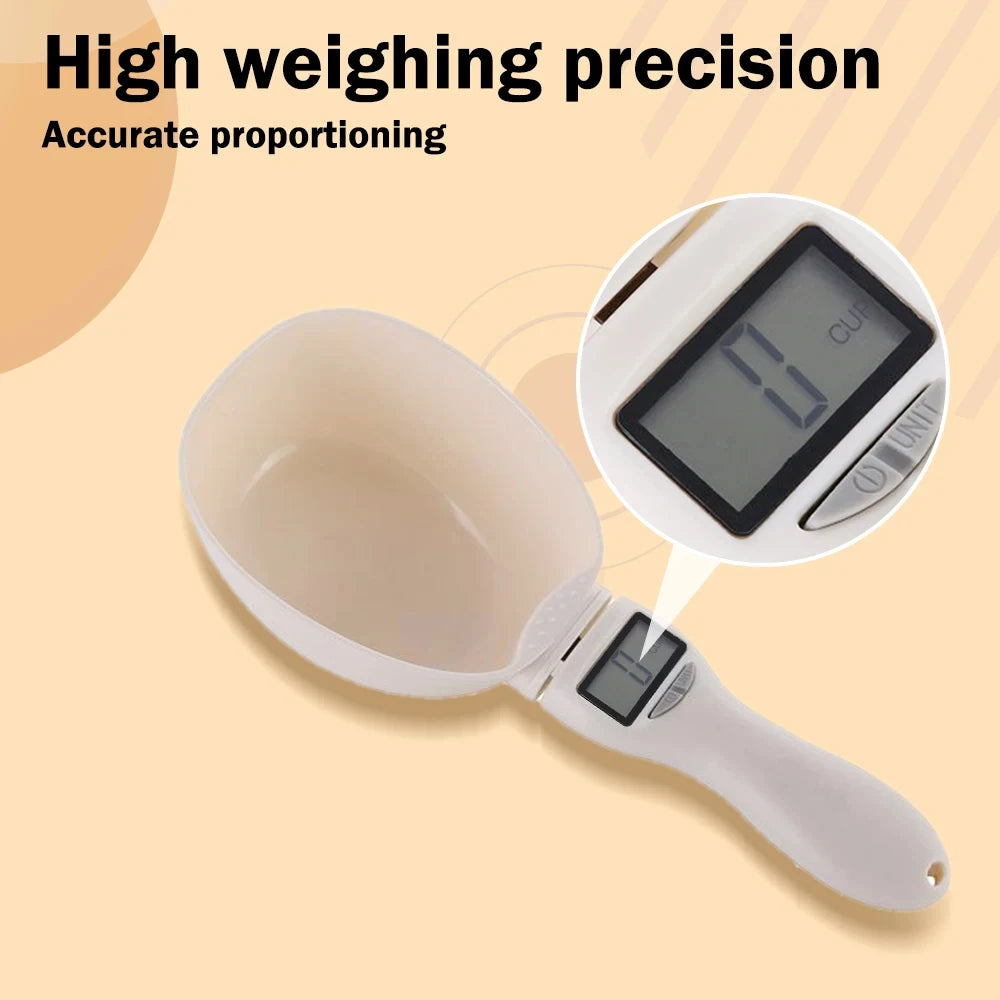 Digital Pet Food Measuring Scoop with LED Display