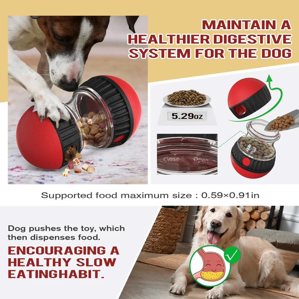 Interactive Slow Feeder Dog Toy for Small to Large Pets