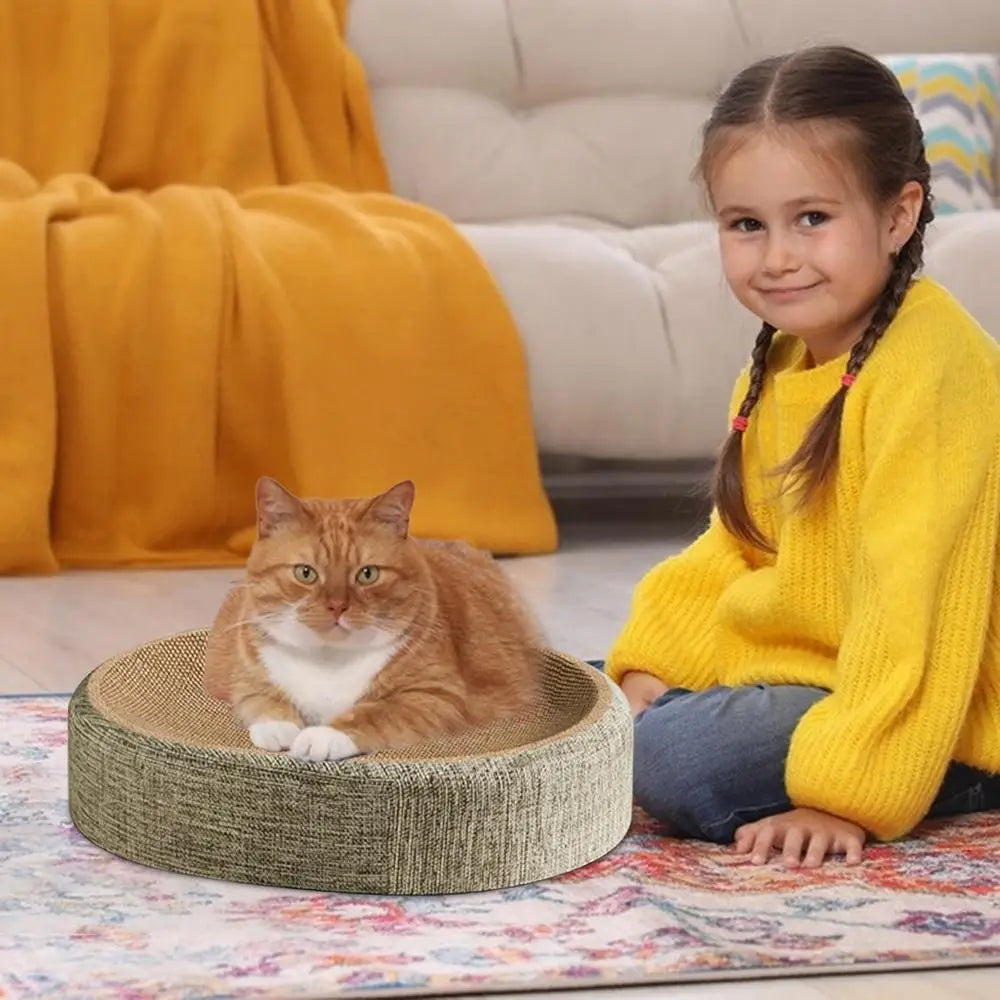 Oval Sisal Cat Scratching Pad and Sleeping Mat