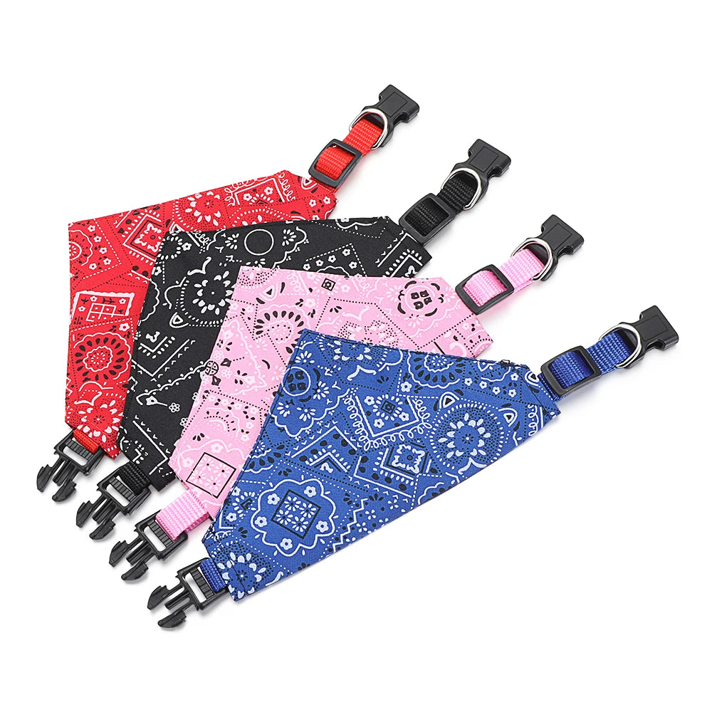 Washable Triangular Bandana for Dogs and Cats