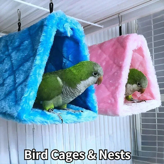 Warm Hammock Tent for Pet Birds - Cozy Sleeping Cave
