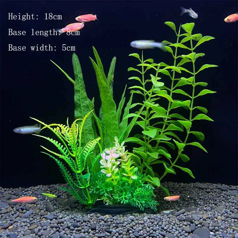 Artificial Aquarium Plants - Green Water Grass Decoration