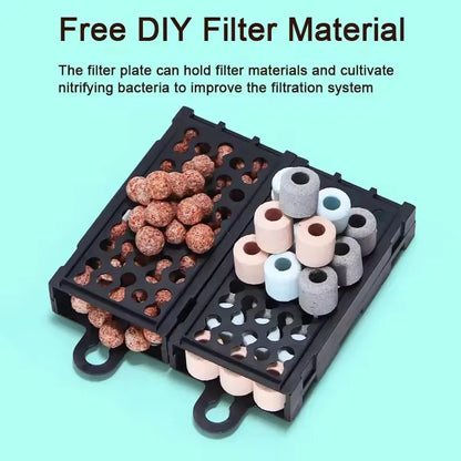3-in-1 Silent Aquarium Filter and Aeration Pump