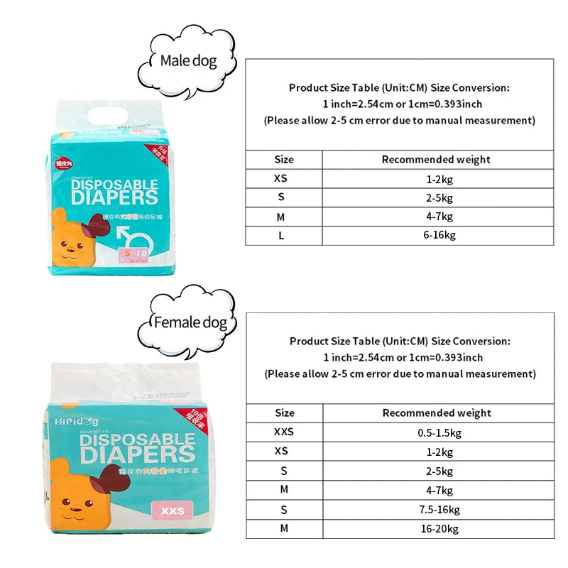 Leakproof Female Dog Diaper for Menstrual Protection