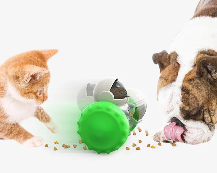 Interactive Puzzle Treat Dispenser for Small Dogs and Cats