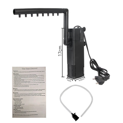 Submersible Water Filter Pump for Aquariums and Turtle Tanks