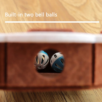 Interactive Cat Puzzle Toy with Ball for Indoor Play