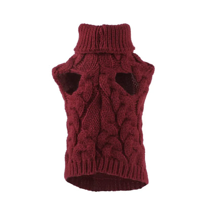 Knitted Sweaters for Small Dogs and Cats in Autumn/Winter