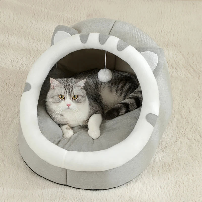 Warm Cat House and Dog Bed Tent for Cozy Sleeping