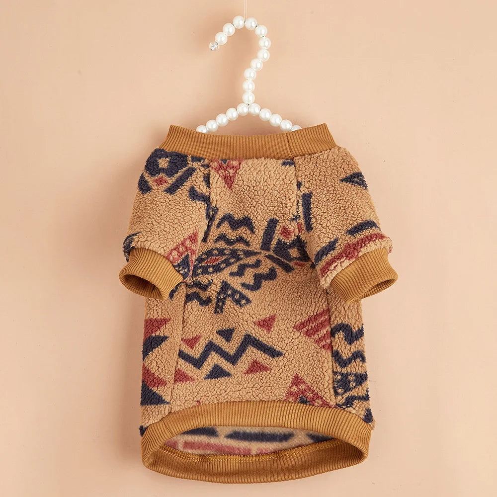 Small Dog Winter Hoodie Sweater for Poodle, Schnauzer, Bichon