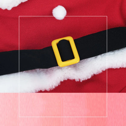 Christmas Cat and Dog Santa Costumes for Festive Parties