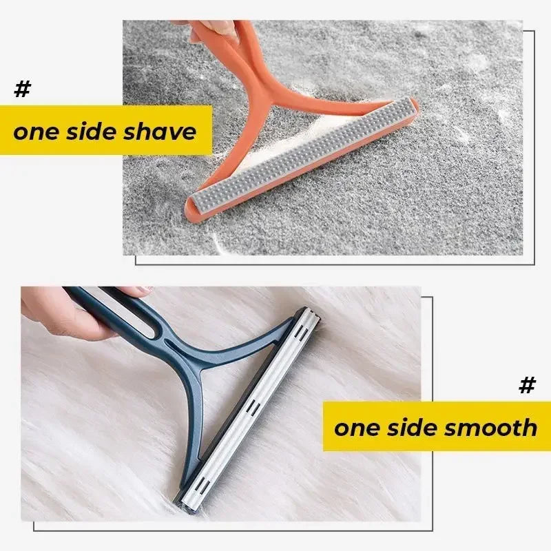 Silicone Double-Sided Pet Hair Removal Brush for Home Use